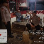 Antisipasi Gangguan Kamtibmas, Anggota Polsek Maja Laksanakan Patroli dialogis Malam hari bersama warga