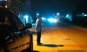 Anggota Polsek Rangkasbitung Polres Lebak Patroli Dialogis Antisipasi Adanya Balapan Liar